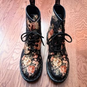 Rare Rose Floral Doc Martens